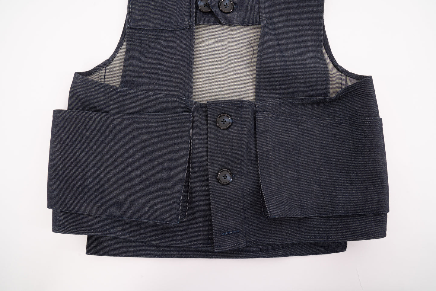 SOS denim vest preorder